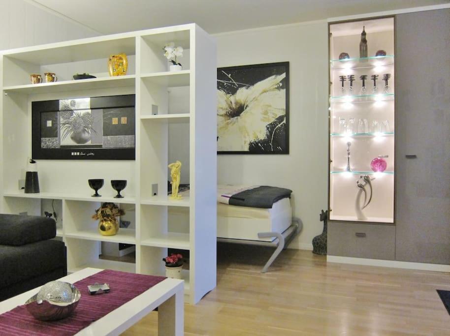 Modernes 1 Zimmer Luxusappartement Kleiner Roland Mit Parkplatz Und Balkon In Bremen Naehe Zentrum Exterior foto